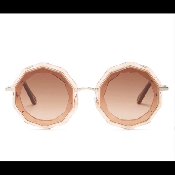 Authentic Chloe CAITE ROUND SUNGLASSES - Picture 3 of 8